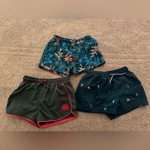 (3) Pairs ZARA Euro shortie swim trunks
